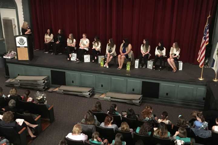 Assemblywoman Holly Schepisi Speaks To New Milford Girl Scouts
