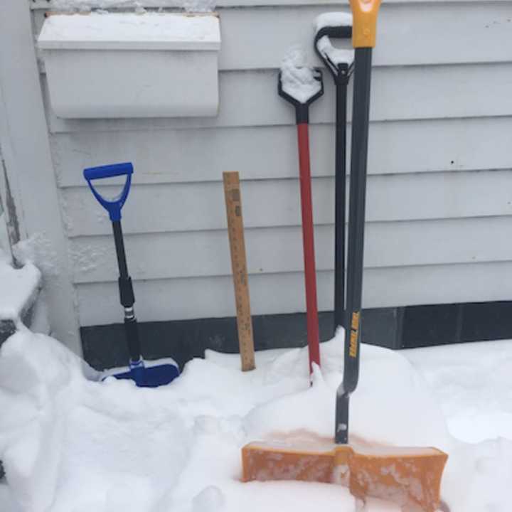 Thursday was all about shoveling as a quick-moving winter storm dumped a foot of snow across Fairfield County.