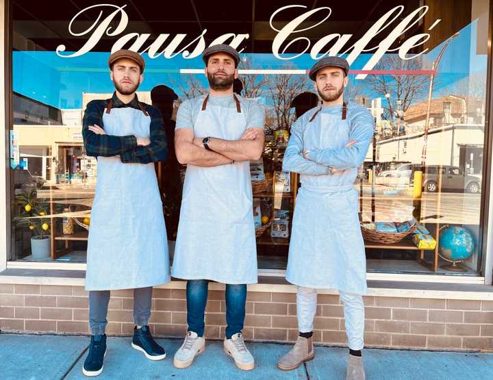 Pausa Caffè in Norwalk held its grand opening and ribbon-cutting ceremony on Sunday, March 6.