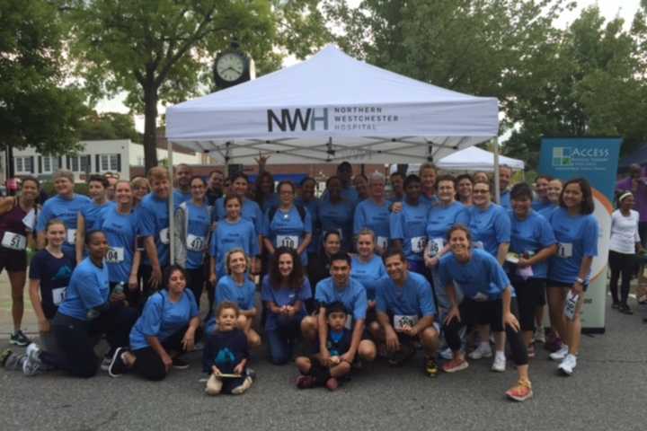 Northern Westchester Hospital Staff Turn Out For Mount Kisco 5K Race