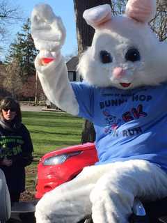 Hundreds Turn Out For Town's Second Annual Bunny Hop