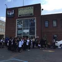 <p>Parisian Beauty Academy in Hackensack was evacuated Wednesday.</p>