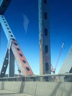 Work Begins On New Girders Connecting Rockland To Tappan Zee Bridge