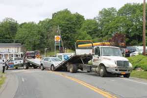 Two-Car Crash With Fluid Spill Brings Route 6N Traffic To Complete Stop