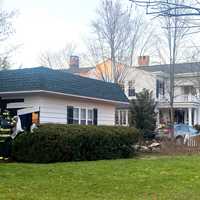 In One End, Out The Other: SUV Barrels Through Ridgewood Garage (PHOTO GALLERY)