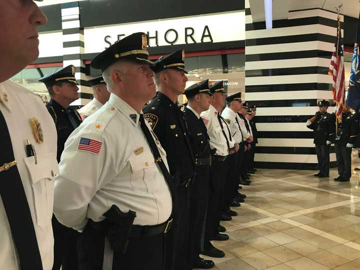 Police Chiefs from throughout Bergen County attended the ceremony.