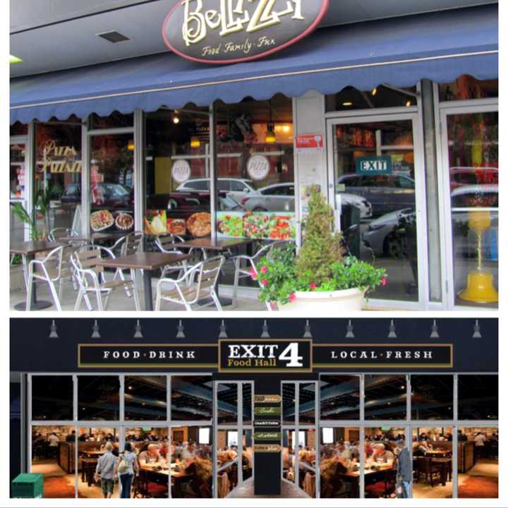 Mount Kisco restaurant Bellizzi is closing, and Exit 4 Food Hall will open in its place.