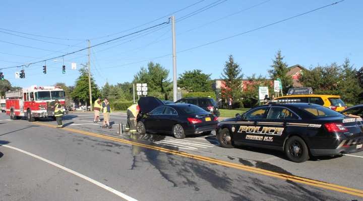 First on the scene, Mahopac Falls engine dispatches its crew to secure the vehicles and take over traffic control.