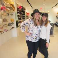 <p>Sales Associates Aliza Brinn and Ayelet Berger at Soléne in Teaneck.</p>
