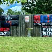 Profanity Laced Anti-Biden Flags Cause Controversy In NJ Town