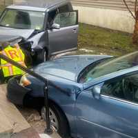 Vehicles Towed In Multi-Vehicle Crash In Ridgewood