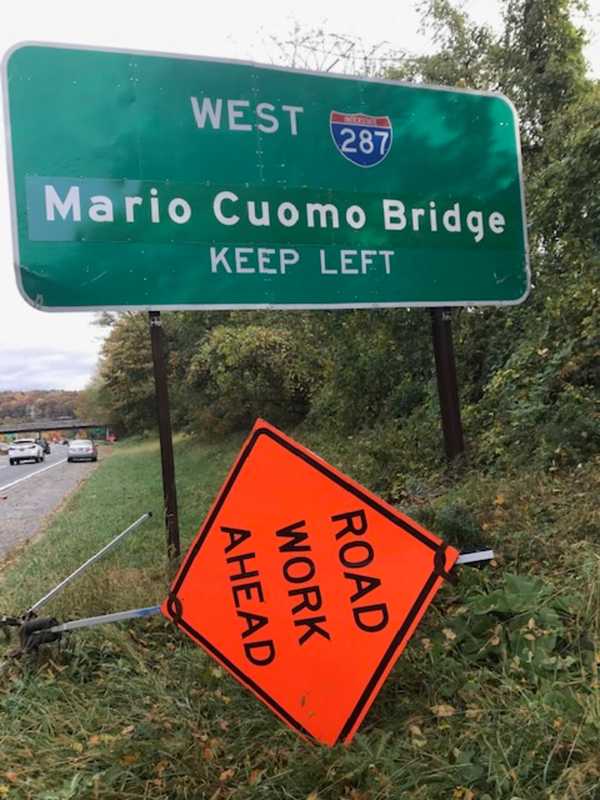 Cost Of Mario Cuomo Bridge Signs Remains A Mystery