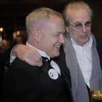 <p>Oscar-nominated Emmy-winning actor Danny Aiello, center, with actor RJ Konner, right, and Ridgewood Guild Founder Anthony Damiano at last year&#x27;s film fest.</p>