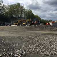 <p>A Popeyes is under construction on Newtown Road in Danbury, on the same site as a new Texas Roadhouse, an AFC Urgent Care and Aspen Dental.</p>