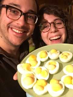 Fairfield County Couple See Double When Cooking Up Deviled Eggs