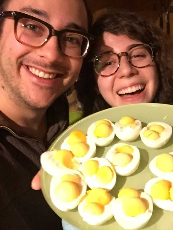 Fairfield County Couple See Double When Cooking Up Deviled Eggs