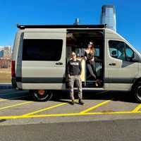 <p>Daveed Turek and Sophie Colle run Soda Deco, which convert vans into living spaces.</p>