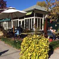 <p>The lunch crowd at Harborview Market in Bridgeport on Wednesday.</p>