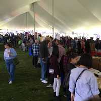 <p>The tent at Westport&#x27;s 5th Annual Maker Faire on Saturday hosted about 60 makers, hackers, do-it-yourselfers.</p>