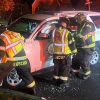 <p>Ridgewood firefighters used a battery-operated hydraulic rescue tool to extricate the victim, whose injuries didn&#x27;t appear life-threatening.</p>