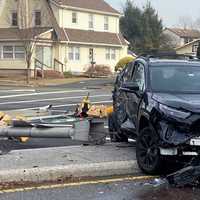 <p>The young female Toyota SUV driver wasn't injured in the crash in Paramus on Wednesday, Jan. 4.</p>