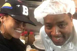 Alicia Keys Hits Up Englewood Pie Shop