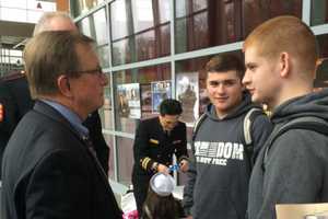 Brookfield Police Chief, A Decorated Veteran, Inspires Trumbull Students