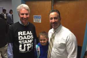 White Plains Dads Out In Force For 'Take Your Child To School Day' 
