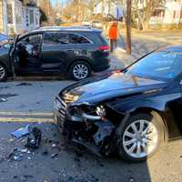 <p>All three vehicles had to be towed from the scene on South Maple Avenue at Dayton Street in Ridgewood.</p>