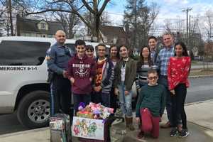 Ridgewood Students Help Ease Trauma For Kids Visiting Police Station