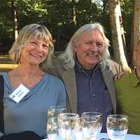 <p>Hudson Beach Glass owners (from L) Wendy and John Gilvey, Michael Benzer and Jennifer Smith.</p>