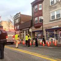 <p>East Ridgewood Avenue in Ridgewood was temporarily closed following the mishap.</p>