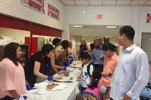Elmsford Men Turn Out For 'Dads Take Your Child To School Day'