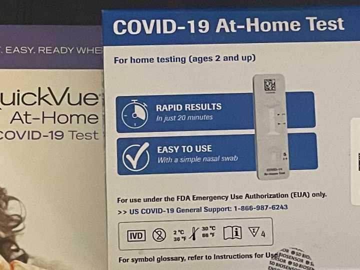 COVID-19 rapid tests.