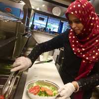 <p>Naheed Yousuf works at Phat Platters in Paramus. At sunset, she will break her fast with dates and water and then pray. She will then have a meal, and pray again before bed. She will wake up before the sun rises to pray and eat, and then do it again.</p>