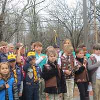 <p>More members of the local Girl Scouts, Boy Scouts, Cub Scouts and Brownie troops who participated in Wednesday&#x27;s Veterans Day ceremony outside Wappinger Town Hall.</p>