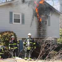 <p>Firefighters made quick work of a fire on the outside of a Mahopac Falls home.</p>