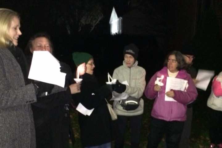 Stratford Woman Joins Faith Leaders In Shining Light Against Climate Change