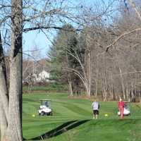 <p>Golfers taking advantage of milder November weather at Beekman Country Club in Hopewell Junction. The golf course off of Route 52 in Dutchess County will be open through Sunday Nov. 29.</p>