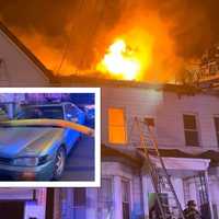 <p>A car blocking a fire hydrant didn&#x27;t stop firefighters from knocking down a three-alarm blaze around 2 a.m. Sunday.</p>