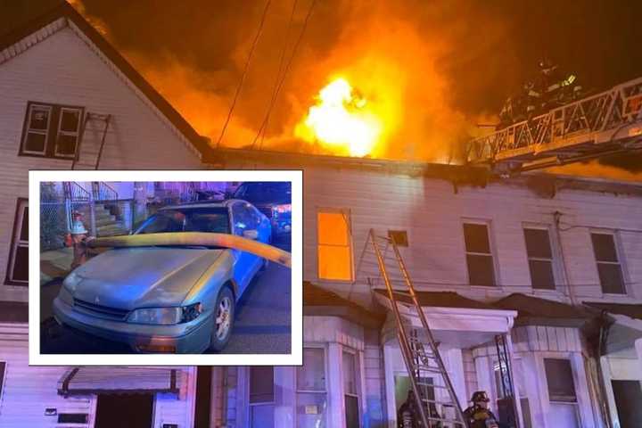 Blocked Hydrant Doesn't Stop Firefighters From Knocking Down Multi-Alarm Elizabeth Blaze
