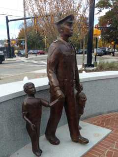 Bridgeport Unveils New Police Memorial