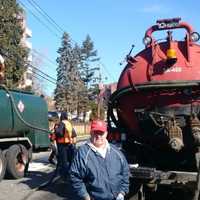 <p>A look at the cleanup at the site of the spill.</p>