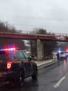 Car Overturns In Second Major Crash Of Day On I-84 In Fishkill