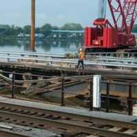 Section Of Century-Old Railroad Bridge Collapses In Ridgefield Park