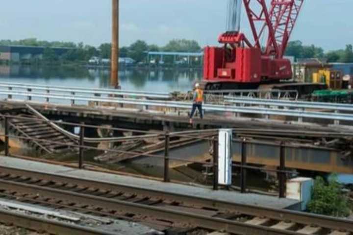 Section Of Century-Old Railroad Bridge Collapses In Ridgefield Park