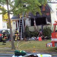 <p>At the scene on Martense Avenue in Teaneck.</p>