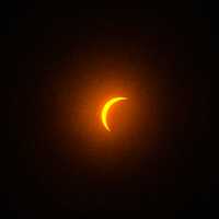 <p>Ken Chaffin took this shot of the eclipse in Franklin.</p>