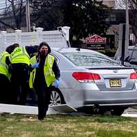 <p>Fair Lawn police and members of the Volunteer Ambulance Corps responded along with Citywide Towing.</p>