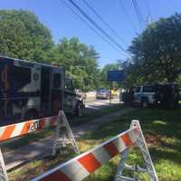 <p>The driver was transported to the hospital by the Teaneck Volunteer Ambulance Corps.</p>